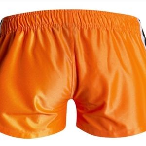 Men's Aussiebum Size S Orange Rugby Shorts.